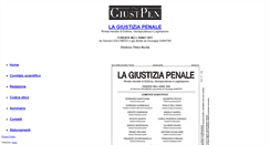 Desktop Screenshot of lagiustiziapenale.org