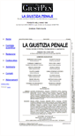 Mobile Screenshot of lagiustiziapenale.org